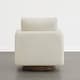 preview thumbnail 13 of 67, Spruce & Spring Rebecca Swivel Accent Chair Armchair with Back Cushion