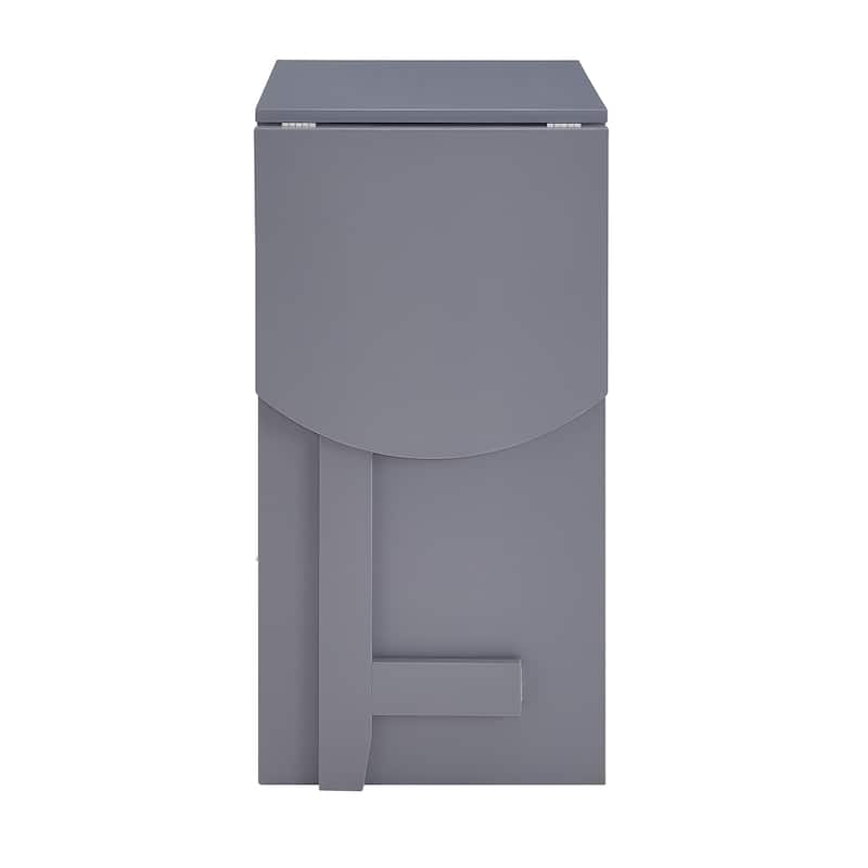 SEI Furniture London White Fold-out Organizer and Craft Desk