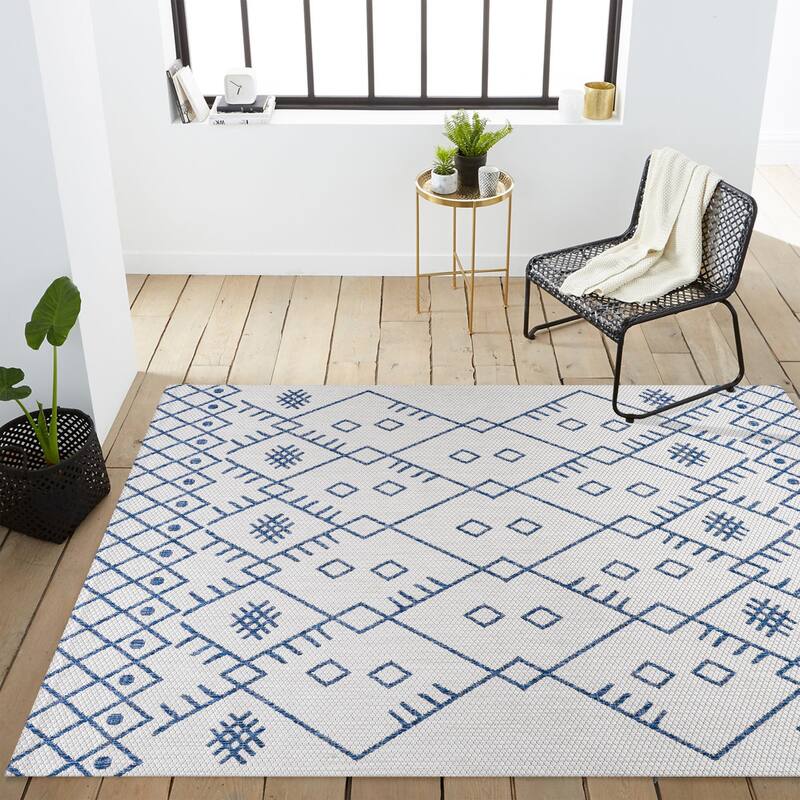 JONATHAN Y Zolak Moroccan Indoor/Outdoor Area Rug