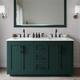Option Green / White Quartz Top / Matte Black Hardware