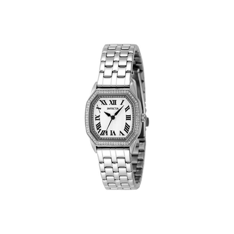 Invicta Women's 48998 Wildflower Quartz 3 Hand Silver Dial Watch