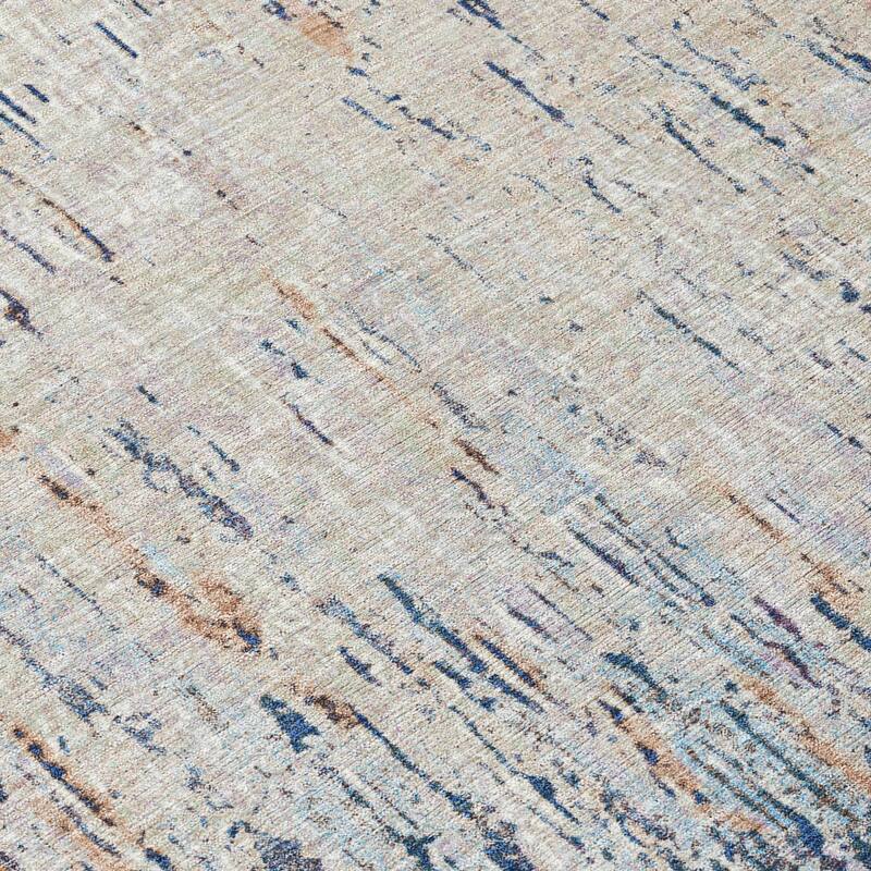 Machine Washable Indoor/ Outdoor Abstract Moxy Chantille Rug