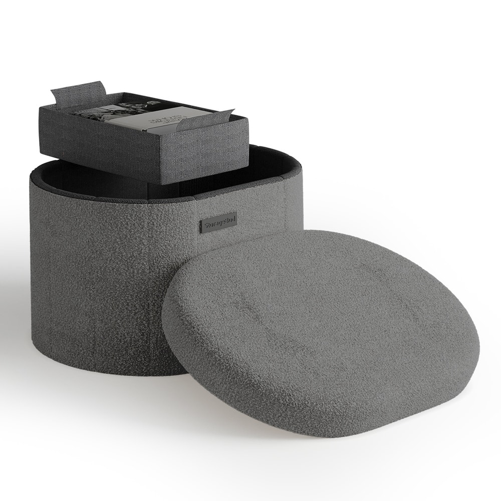 Empyrean Storage Bench for Living Room, Small Ottoman Foot Rest