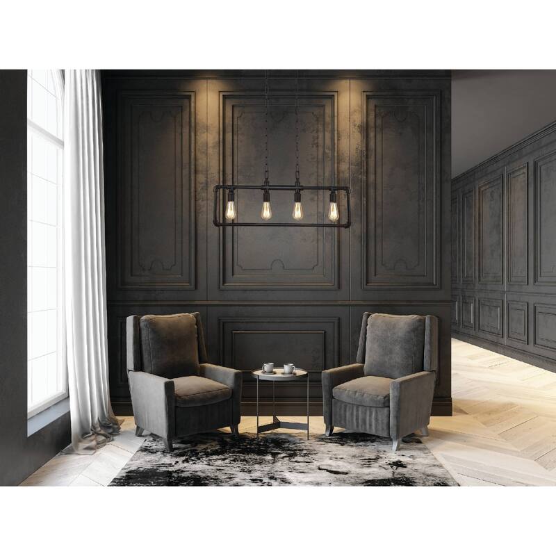 Eglo Wymer 4-Light Pendant with Bronze Finish