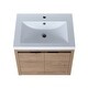 preview thumbnail 14 of 34, 24 inch Plywood Freestanding Bathroom Vanity Set with Integrated Resin Sink