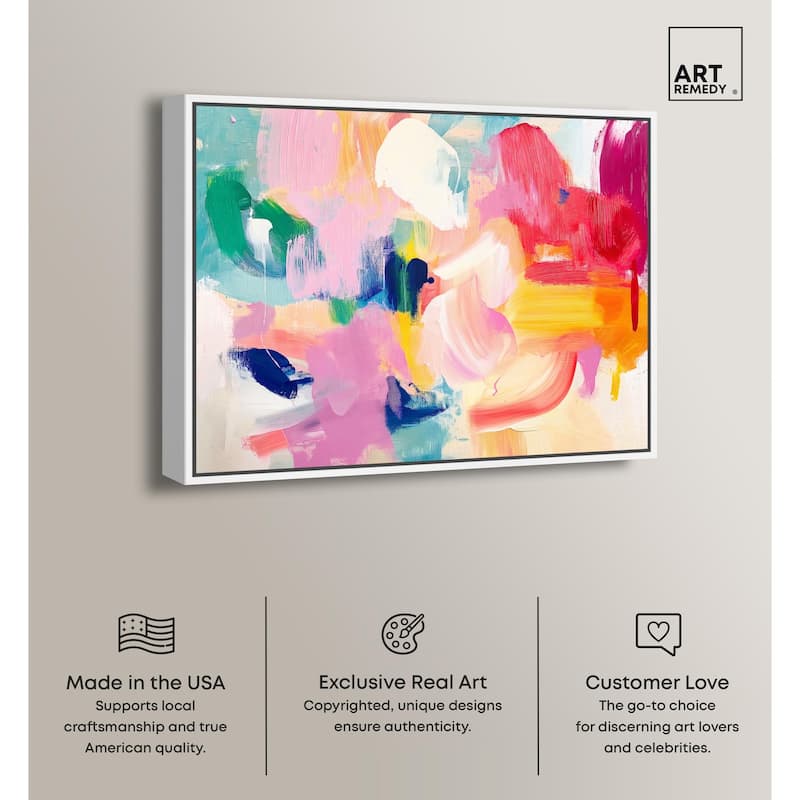 Pigment Play I Canvas by Art Remedy