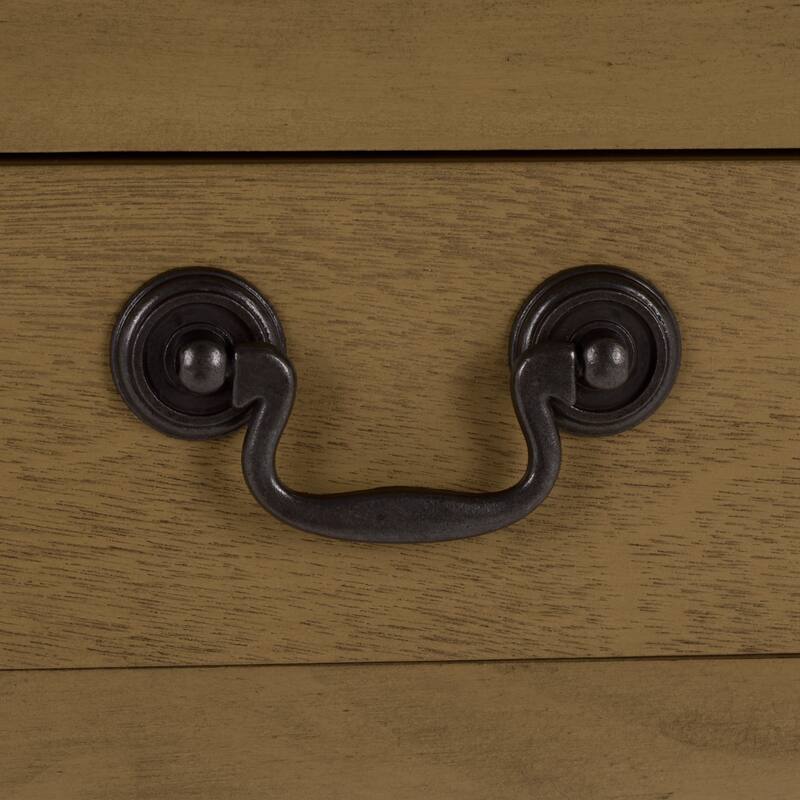 SAFAVIEH Ivie 3-Drawer Console Table - 23.5" W x 13" L x 29.5" H - 23.5" W x 13" L x 29.5" H - 24"W x 13"D x 30"H