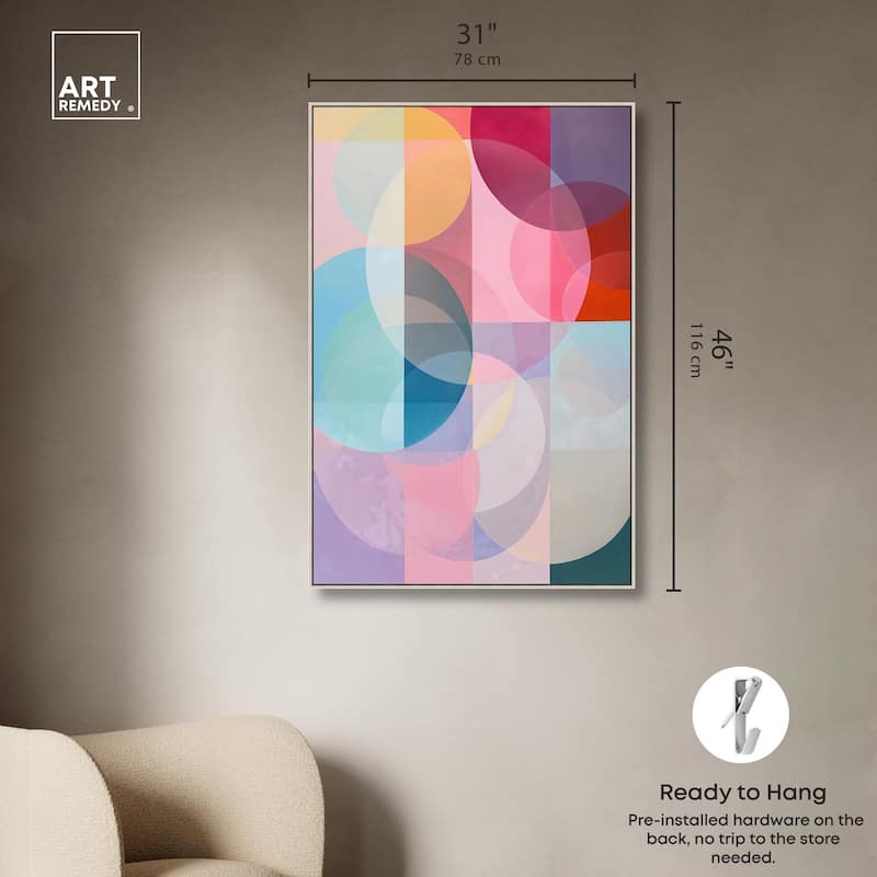 Oneiric Circles IV Canvas by Art Remedy
