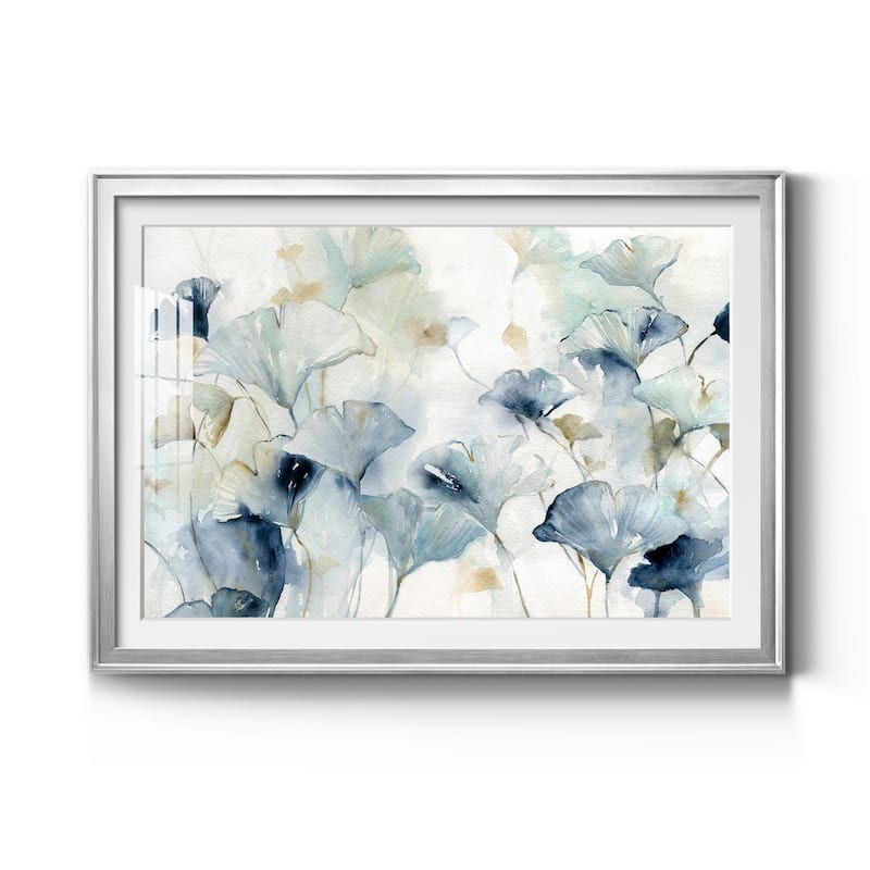 Glorious Ginkgo Premium Framed Print - Ready to Hang - 26.5X36.5 - Silver