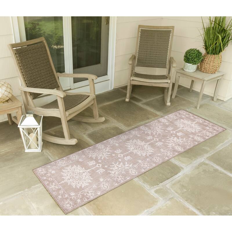 Liora Manne Malibu Kashan Indoor/Outdoor Rug