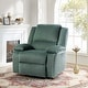 preview thumbnail 6 of 79, Vegan Leather Upholstered Push Back Manual Recliner Chair