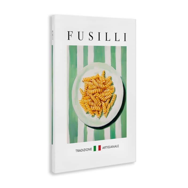Stupell Traditional Fusilli Pasta Canvas Wall Art Design By Andreas Magnusson