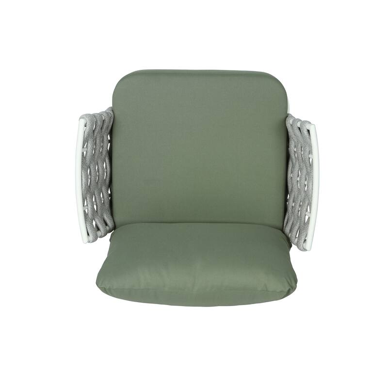 Christopher Knight Home - Langdon Patio Steel Club Chair（Set of 2）
