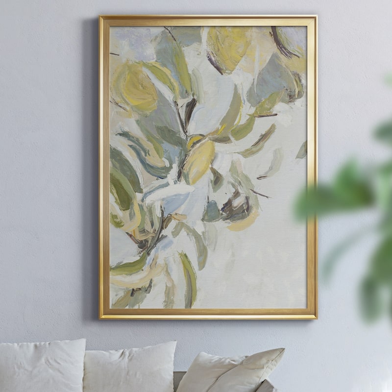 Lemon Pears Premium Framed Canvas - Ready to Hang