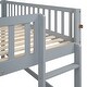 preview thumbnail 23 of 22, Full Low Loft Bed with Ladder & Slide, White