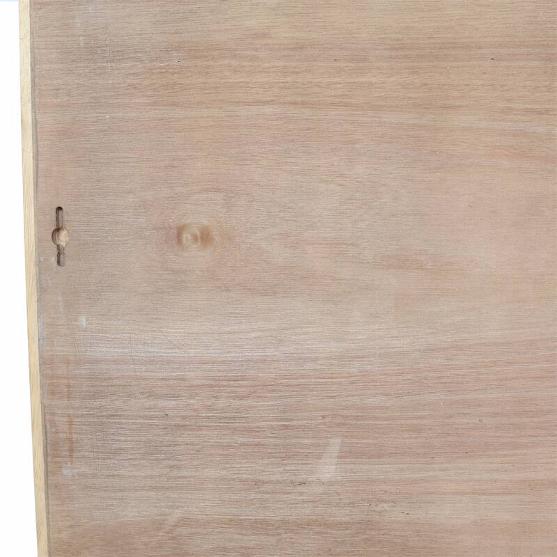 Wood Framed Functional Wall Mirror with Cabinet and Adjustable Shelves