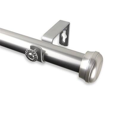 Modern Rosen Curtain Rod with Streamlined Decorative Finials, Perfect for Elevating Any Room's Window Décor - 170