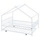 preview thumbnail 27 of 81, Metal house bed with trundle