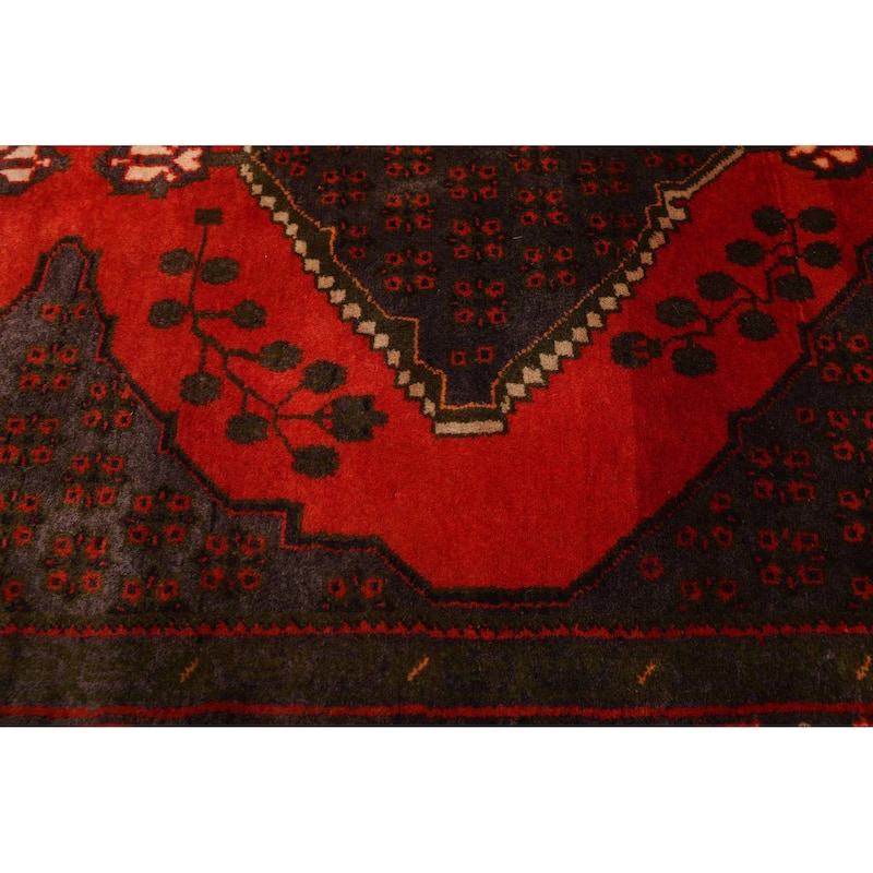 ECARPETGALLERY Hand-knotted Konya Anatolian Red Wool Rug - 3'7 x 12'8