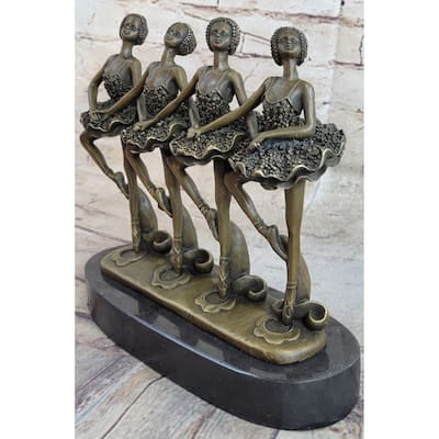 Hot Selling 100 Percent Bronze Modern Ballerina Dancer Sculpture Ballet Figurine Bron