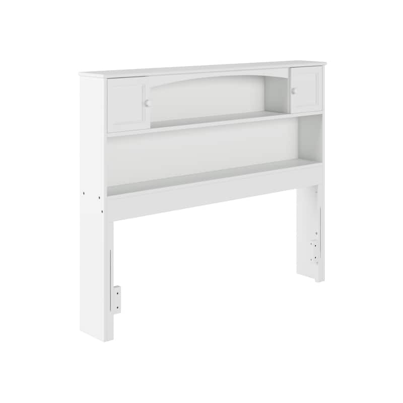 AFI Newport Bookcase Headboard with Attachable Charger