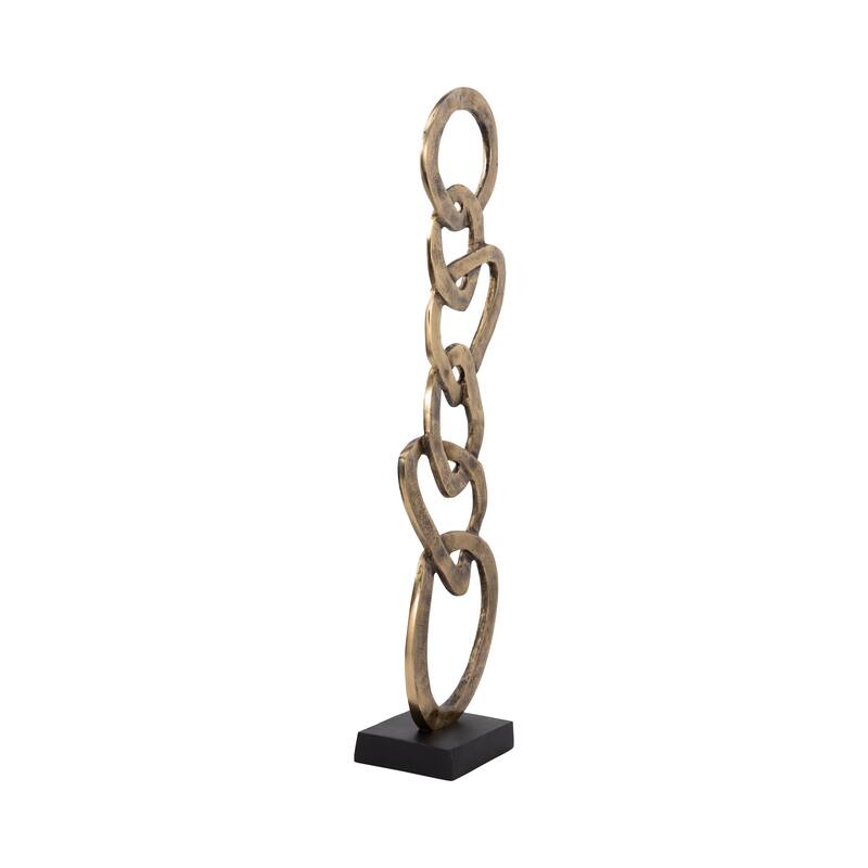 Sagebrook Home Aluminum Novelty Noida Statuary