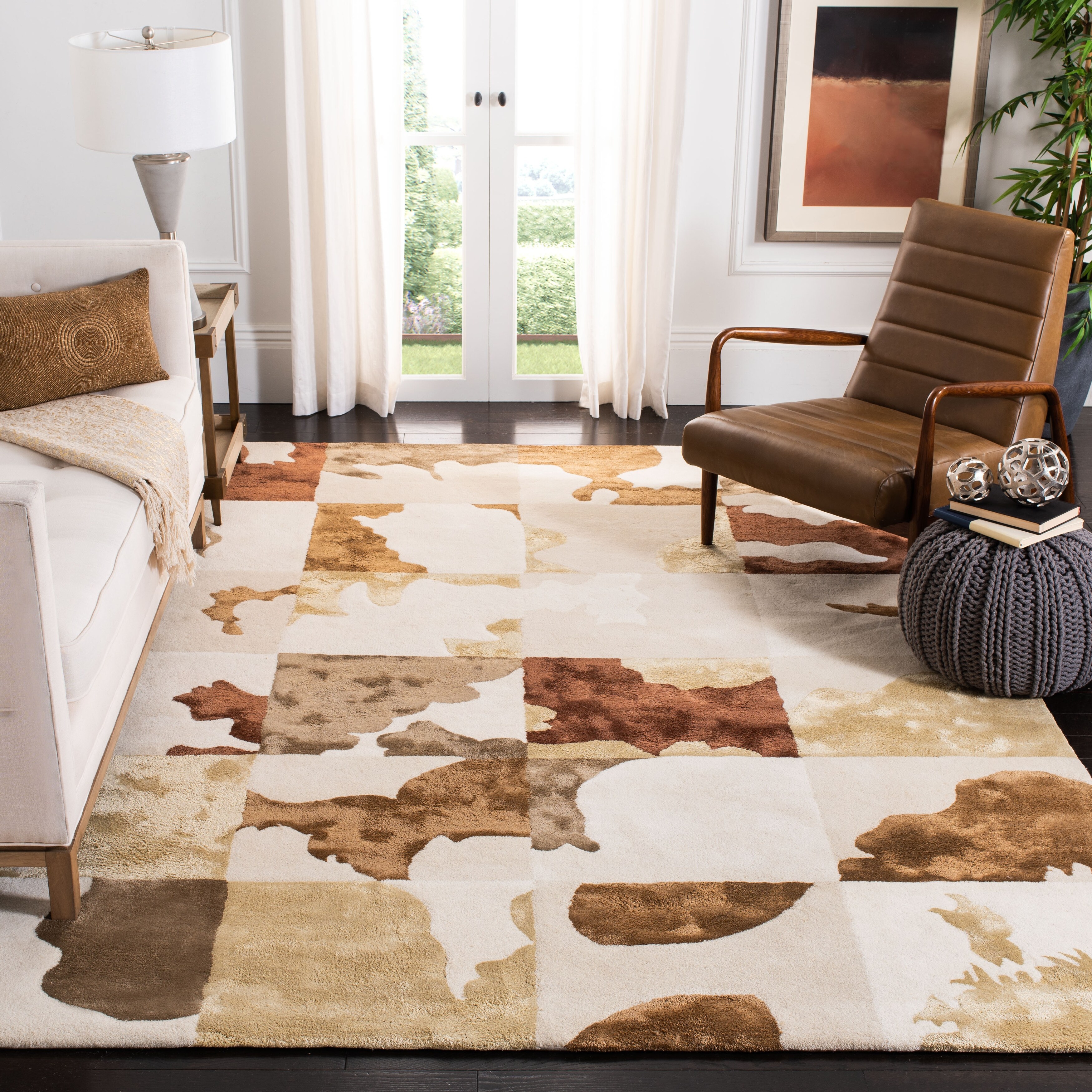 Shop Safavieh Handmade Soho Trienke N Z Wool Rug Overstock 7543198