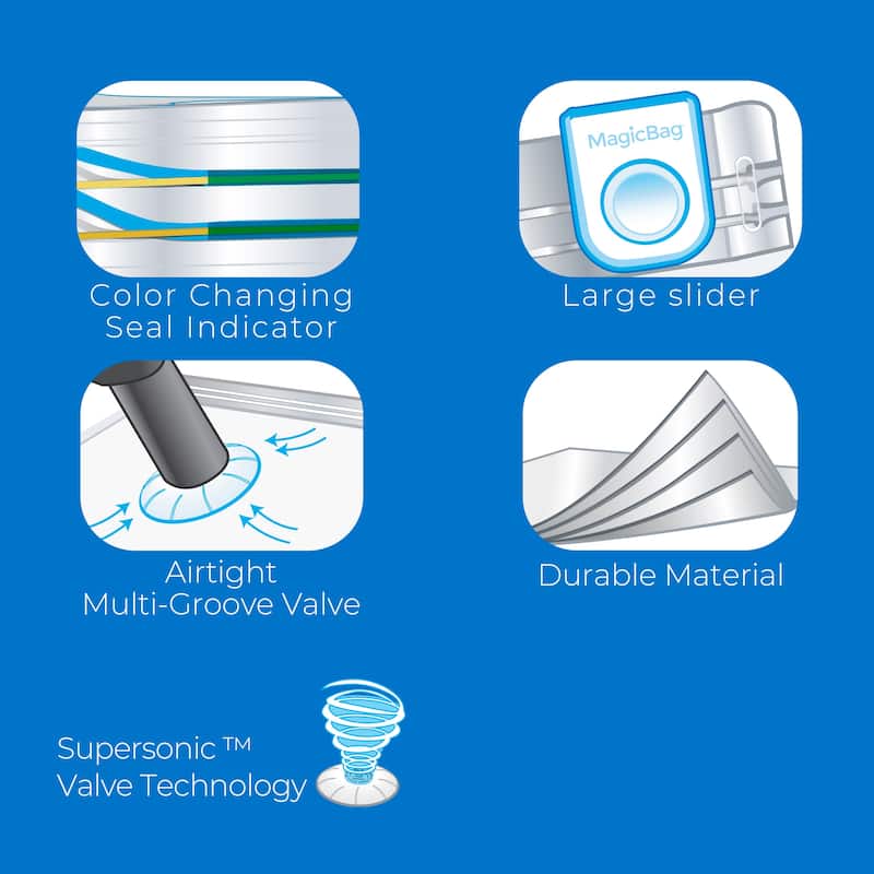 MagicBag Smart Design Instant Space Saver Storage Combo Flat Set of