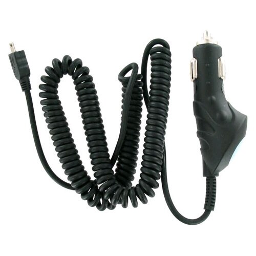 Dyna Glo Mini USB Car Charger with Long Cord for Motorola L2, L7, Q, V3 RAZR, Bl