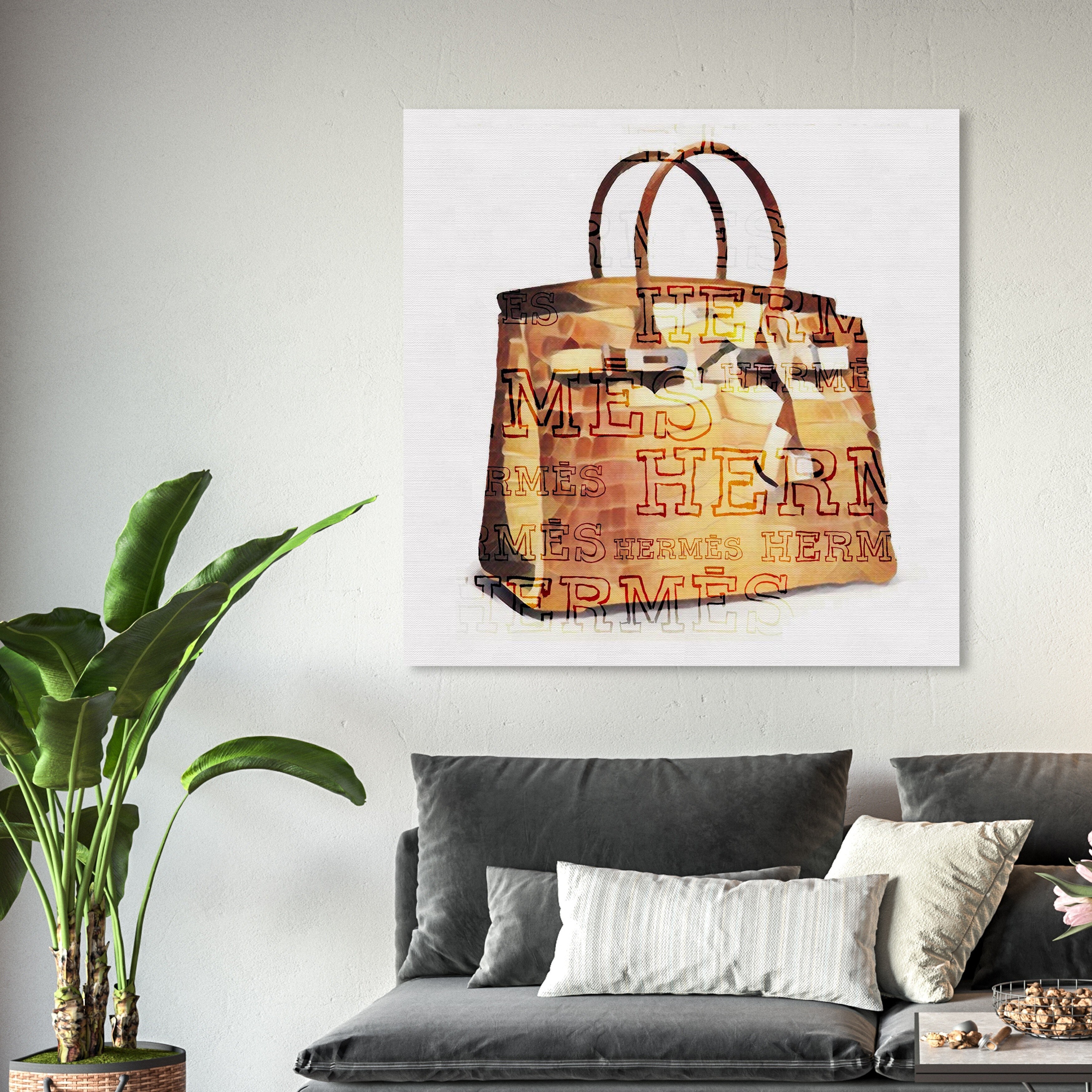 Oliver Gal My Bag Collection I Canvas Wall Art