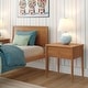 preview thumbnail 1 of 26, Max and Lily Harbor 1 Drawer Nightstand Pecan