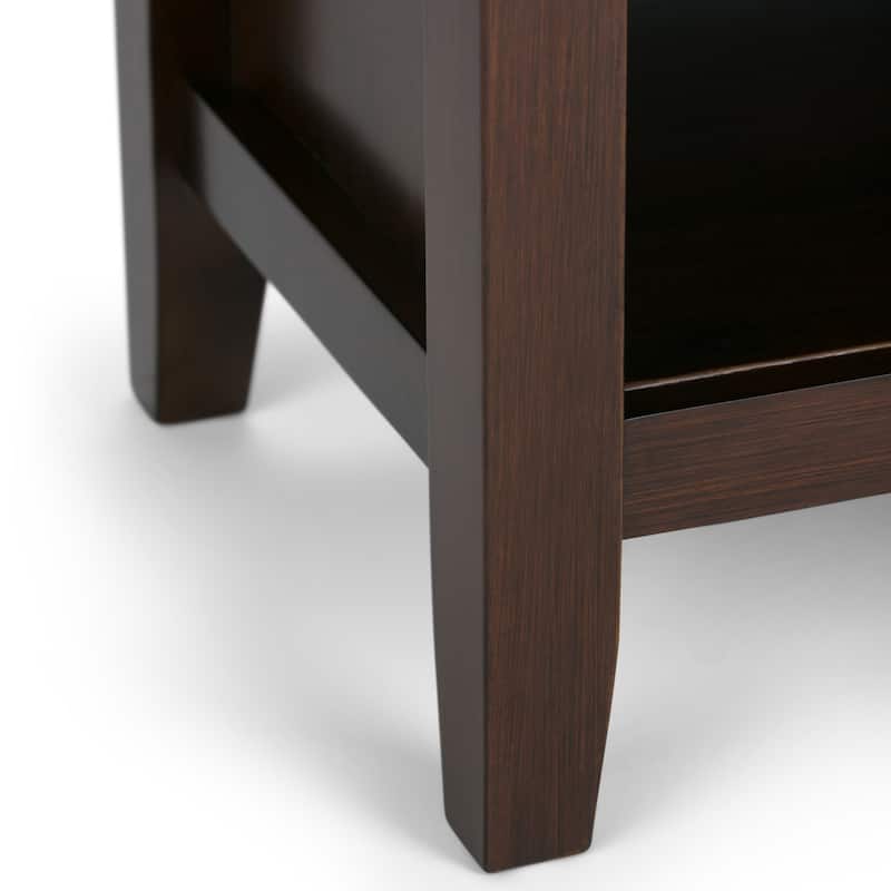 WYNDENHALL Stratford SOLID WOOD 24 inch Wide Bedside Nightstand Table