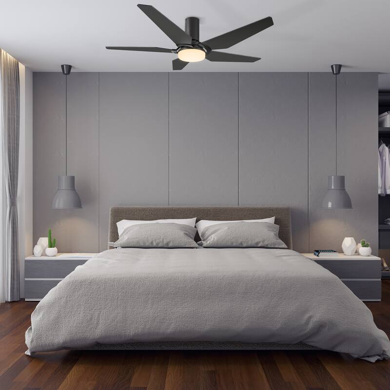 CARRO Bellerose 52-inch Indoor Ceiling Fan with Light and Remote Control