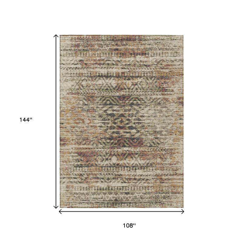 HomeRoots Moroccan Transitional Rectangle Outdoor Rug