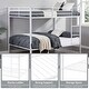preview thumbnail 14 of 20, Heavy Duty Metal Bunk Bed, Built-In Ladder, Safety Rails, No Boxspring