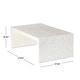 preview thumbnail 8 of 6, Cream Capiz Shell Mosaic Inlay Living Room Coffee Table