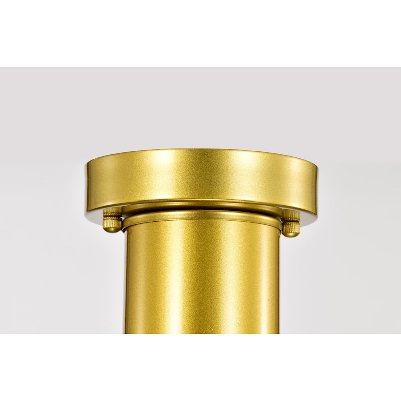 Pimlin 10-Light Baton Style Semi-Flush Mount Ceiling Lamp