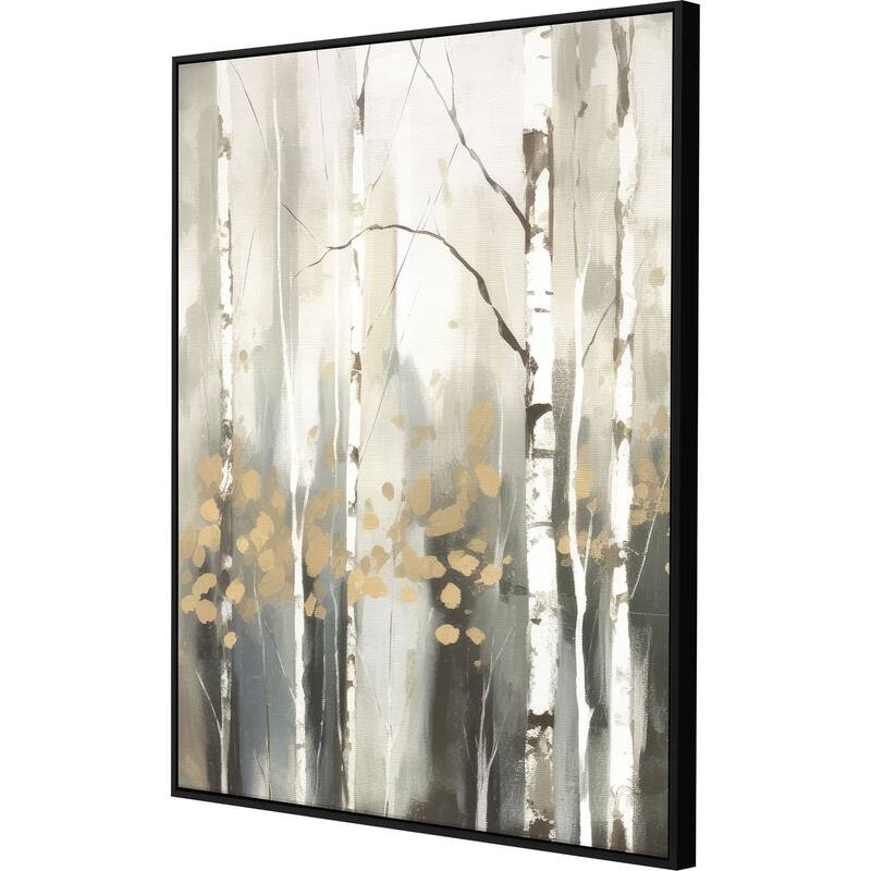 Birch Silhouette IV Giclee on Canvas No Glass
