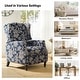 preview thumbnail 50 of 63, HULALA HOME Damaris Mid-Century Modern Manual Pushback Recliner with Wingback Design Set of 2
