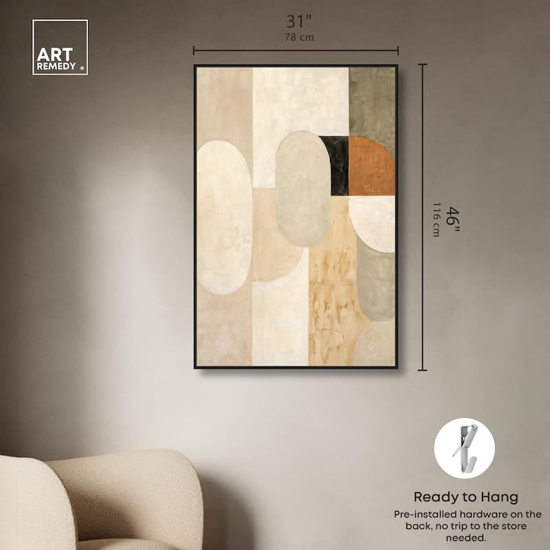Overlapping Planes II Canvas by Art Remedy