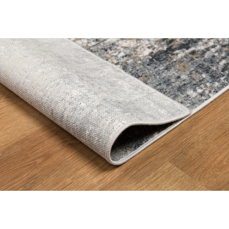 Christian Collection Grey/Cream Area Rug