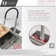 preview thumbnail 9 of 12, STYLISH 42 inch Workstation 70/30 Double Bowl Undermount 16 Gauge Stainless Steel Kitchen Sink with Accessories included