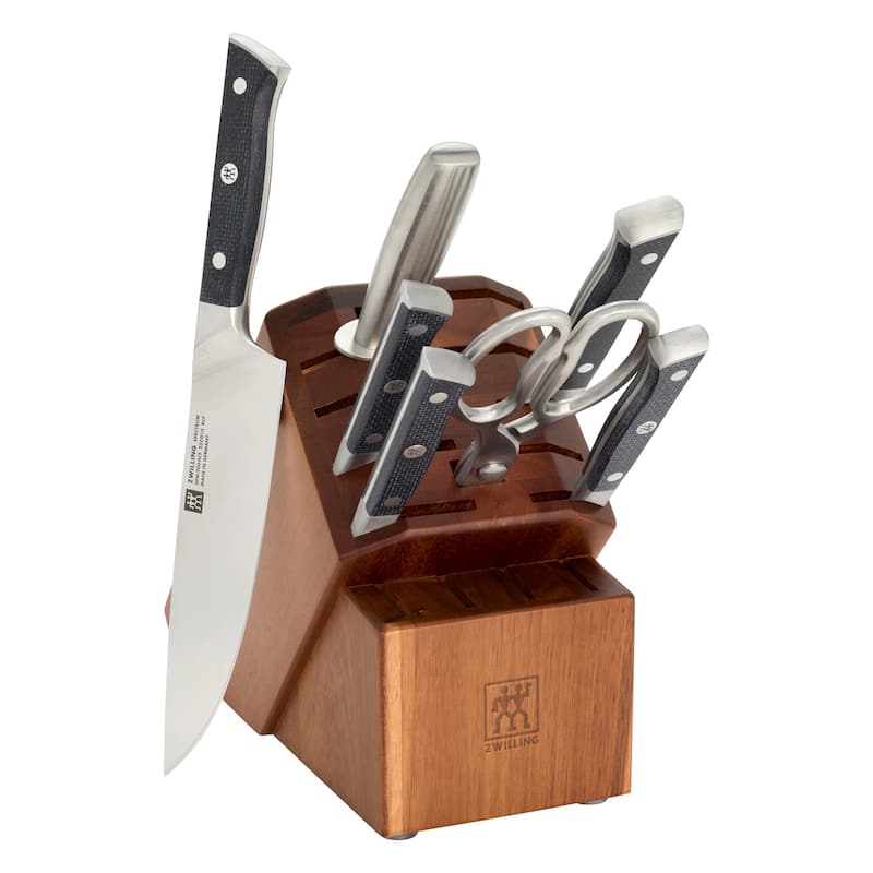 ZWILLING Spectrum 8-pc Knife Block Set - Acacia