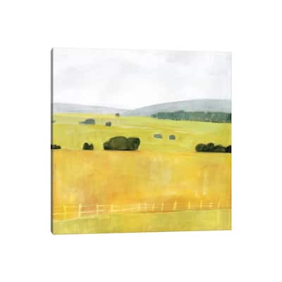 iCanvas "Soft Fieldscape I" by Victoria Borges Canvas Print