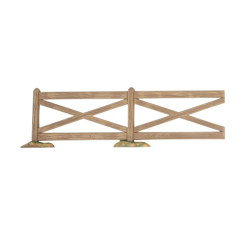 Department 56 Brown Crossbuck Fence Set - Set of 5 - 6014716