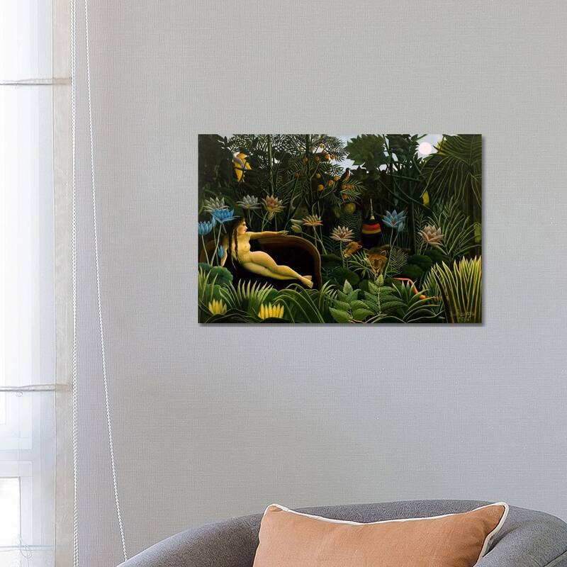 iCanvas "The Dream, 1910" by Henri Rousseau Canvas Print - 18x26x1.5