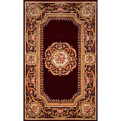 Momeni Harmony Hand Tufted Wool Traditional Floral Area Rug