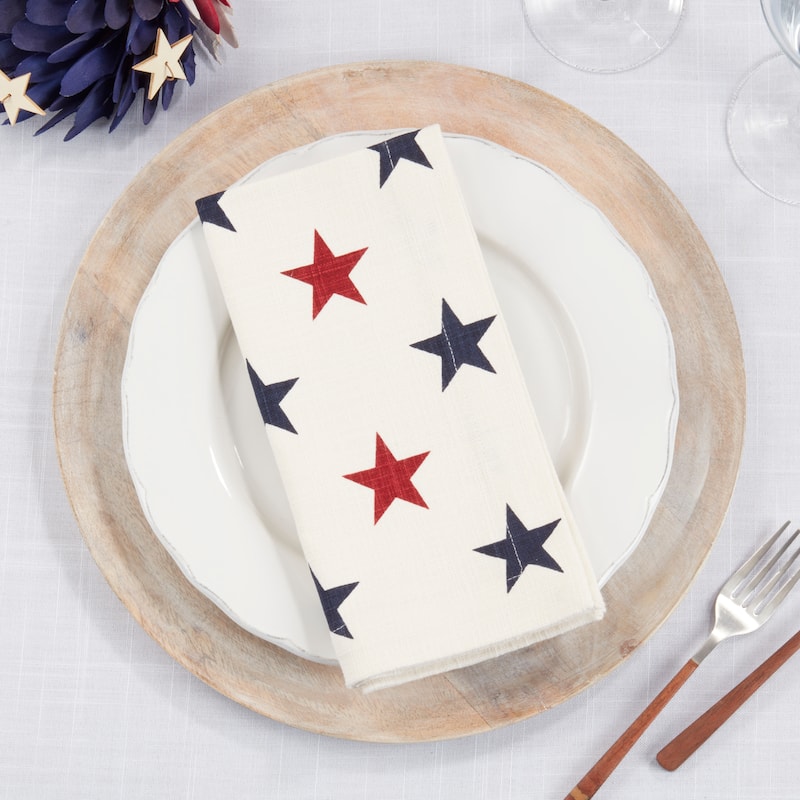 Americana Stars Napkin (Set of 4) - 20"x20"