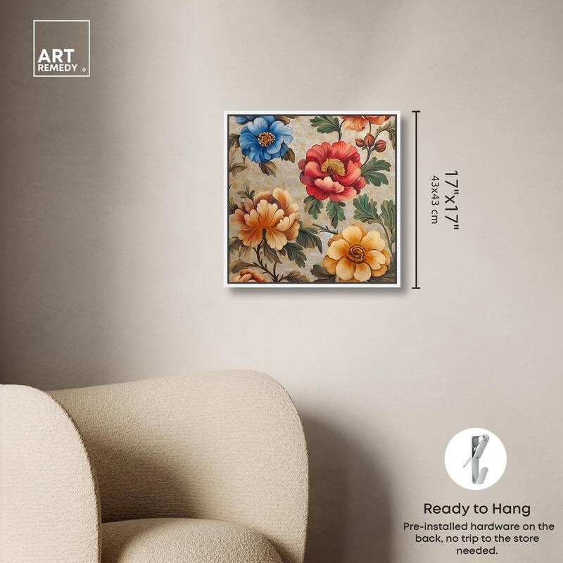 Golden Gardenia I Canvas by Art Remedy