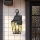 preview thumbnail 6 of 7, The Great Outdoors 73352 Cardigan 2 Light 21" Tall Outdoor Wall Sconce